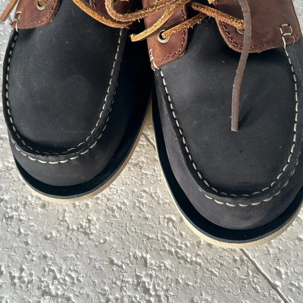 Clarks SZ10 Mens Deck Boat Shoe Leather Wardrobe Staple Preppy Academia Old $